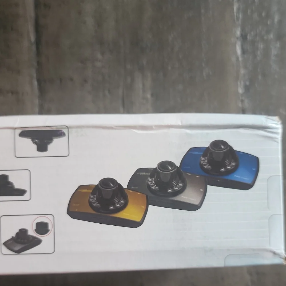 Advanced Portable Car Camcorder - Black and Yellow